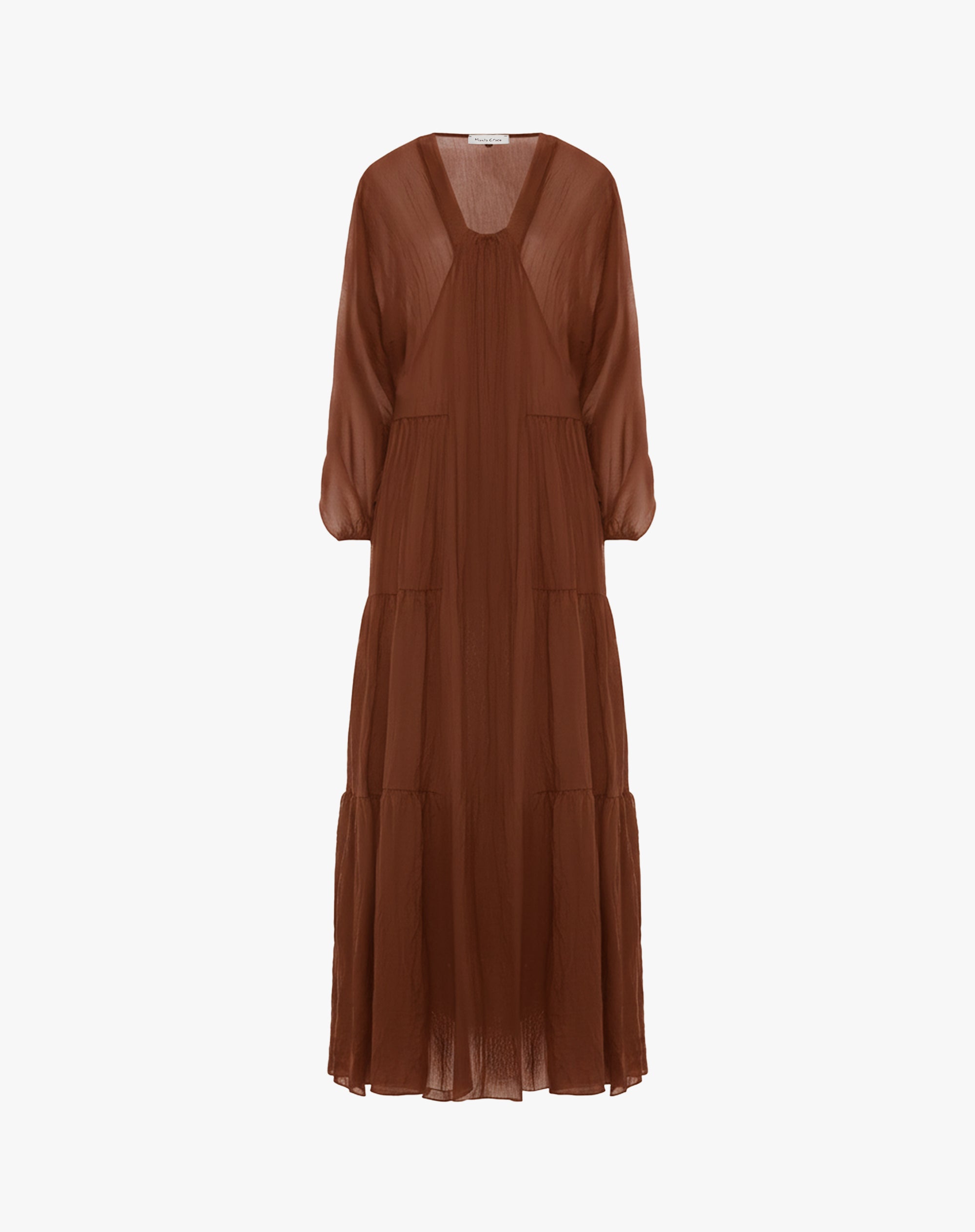 brown flowy maxi dress – Manila Grace premium faux leather coat This flowing maxi dress Vacation Dresses Maxi Dresses Options:Mother + Girl