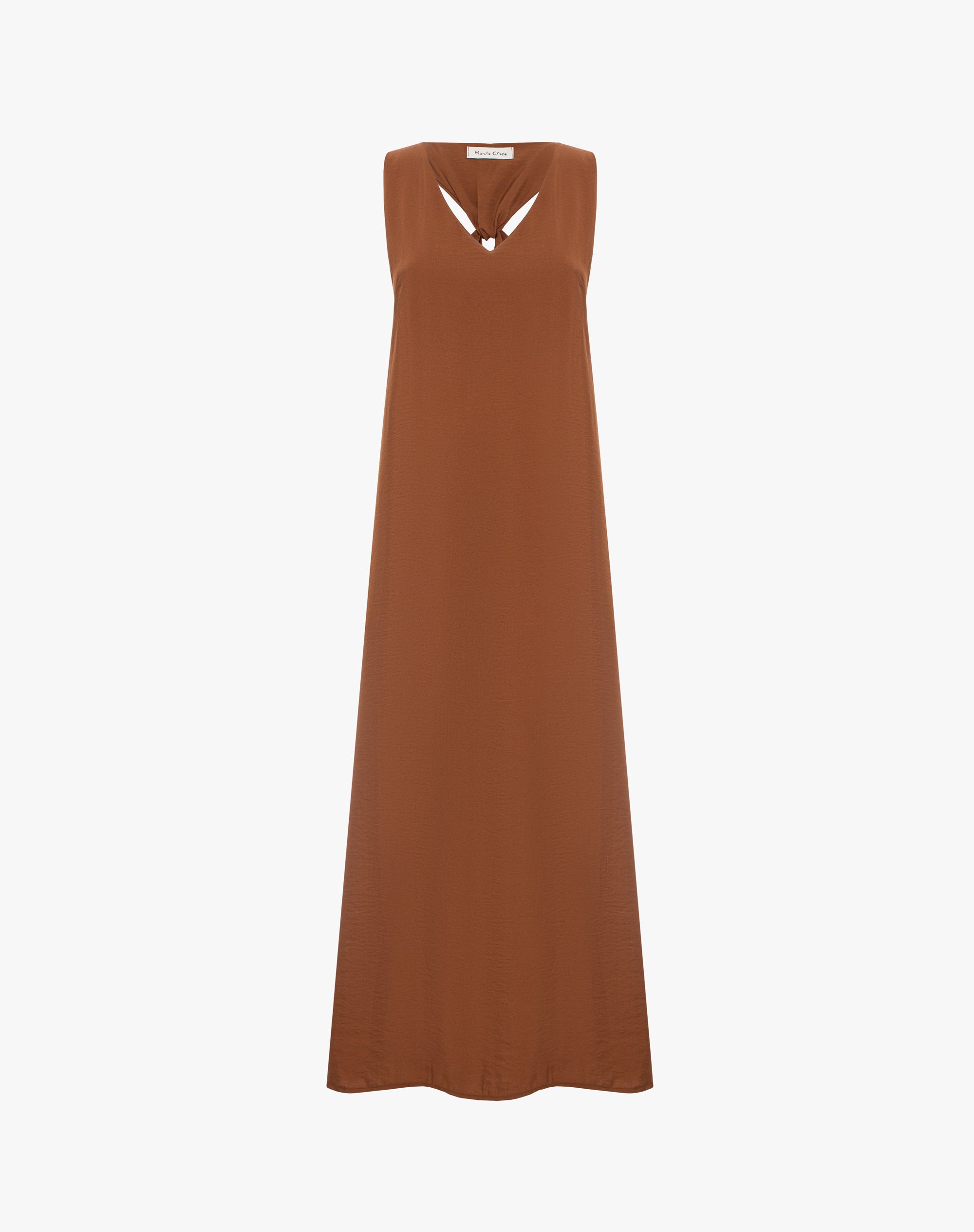brown midi slip dress size S brown Women's Drop Waist Knit Midi Slip Dress Universal Thread