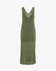 Abito Midi in Maglia di Cotone