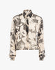 Camicia Corta Stampa Tropical