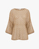 Maglia Boxy Traforata Effetto Crochet