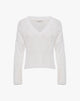 Maglia Boxy Traforata con Scollo a V