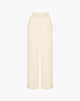 Pantalone Wide Leg Fluido con Fibbia Asimmetrica