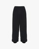 Pantalone Jogger in Viscosa con Caviglie Arricciate