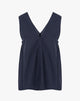 Poplin V-Neck Top