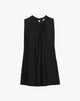Top Smanicato con Scollo all'Americana e Drappeggio