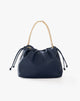 Night Blue Soft Bag with Drawstring and Chain