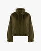 Forest Green Cloth Jacket with High Collar