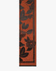 Sciarpa con Stampa Logo Ruggine