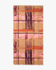 Foulard con Fantasia Check Sfumata Rosa Confetto