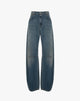 Wide Leg Sand Wash Jeans