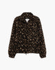 Dark Brown Bouclé Cropped Jacket
