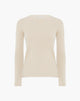 Maglione Basic Girocollo Beige