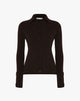 Cardigan con Colletto Moro