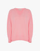 Maglione con Scollo a V Rosa