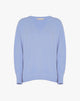 Maglione con Scollo a V Blu polvere