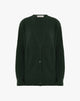 Cardigan Aperto con Bottoni Verde