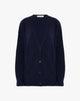 Cardigan Aperto con Bottoni Blu