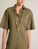 Short Poplin Dress