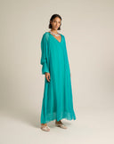 Fluid Viscose Midi Dress