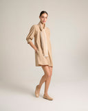 Romantic Poplin Mini Dress