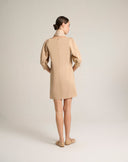 Romantic Poplin Mini Dress