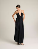 Draped Midi Dress
