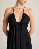 Draped Midi Dress