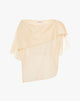 Blusa Couture Asimmetrica con Cappa Fluida
