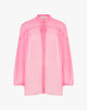 Blusa Fluida in seta con Scollo Arricciato e Laccetti