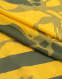 Foulard in Cotone e Seta con Maxi Grafismo Floreale