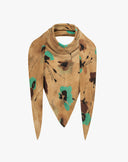 Foulard con Stampa Floreale Artistica