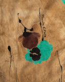 Foulard con Stampa Floreale Artistica