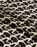 Foulard in Cotone e Seta con Stampa Monogram