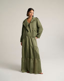 Trench Asimmetrico Verde Militare