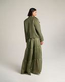 Trench Asimmetrico Verde Militare