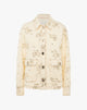 Giubbino in Bull Ricamato All-Over