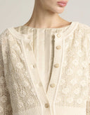 Cardigan in Cotone Lavorato