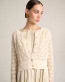 Cardigan in Cotone Lavorato
