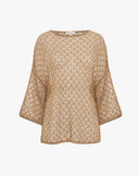 Maglia Boxy Traforata Effetto Crochet