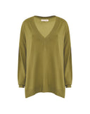Maglia Fluida con Scollo Ampio