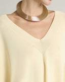 Maglia Fluida con Scollo Ampio