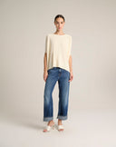 Maglia Fluida con Maniche a Pipistrello