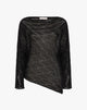 Maglia Traforata Asimmetrica Effetto Onda