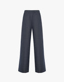 Pantalone Palazzo Sartoriale in Denim Leggero