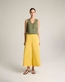 Pantalone Culotte Fluido a Gamba Larga