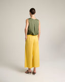 Pantalone Culotte Fluido a Gamba Larga