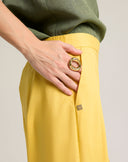 Pantalone Culotte Fluido a Gamba Larga