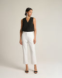 Pantalone Sartoriale Cropped a Linea Dritta