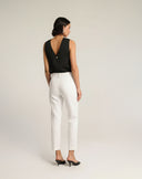 Pantalone Sartoriale Cropped a Linea Dritta